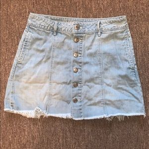 AE A-LINE DENIM SKIRT